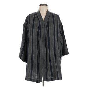 OddBird Asya Kisa-Cut Robe Indigo Gray Size M/L New with tags *no belt*